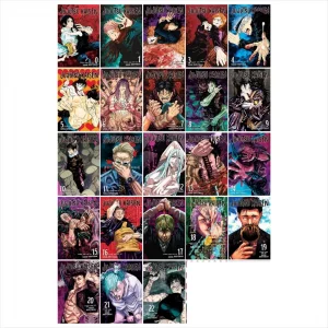 مانگا جوجوتسو کایزن مجموعه 23 جلدی از جلد 0 تا 22 (انگلیسی)