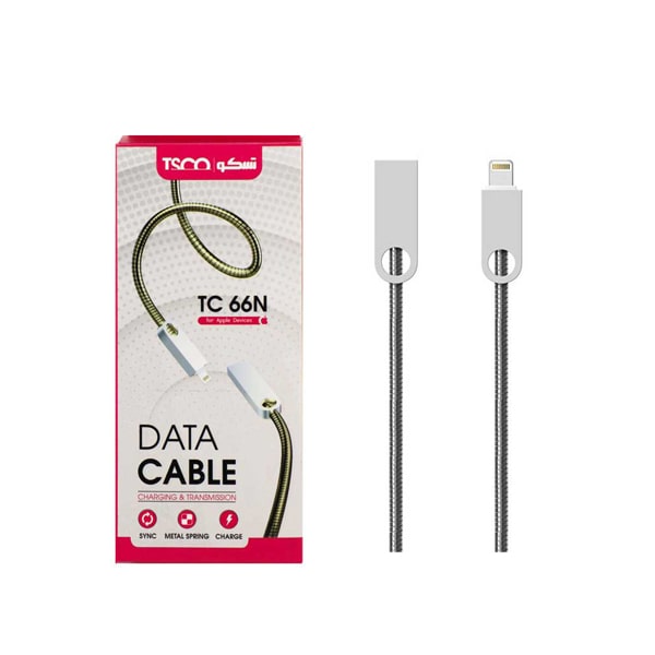 کابل تبدیل USB به لایتنینگ تسکو مدل TC 66N طول 1 متر
