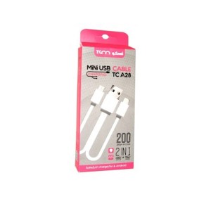 کابل تبدیل USB به microUSB و لایتنینگ تسکو مدل TC-A28 طول 0.2 متر