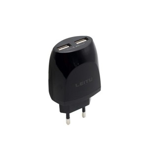 شارژر دیواری لیتو مدل LEITU LH - 19 به همراه کابل تبدیل MICROUSB