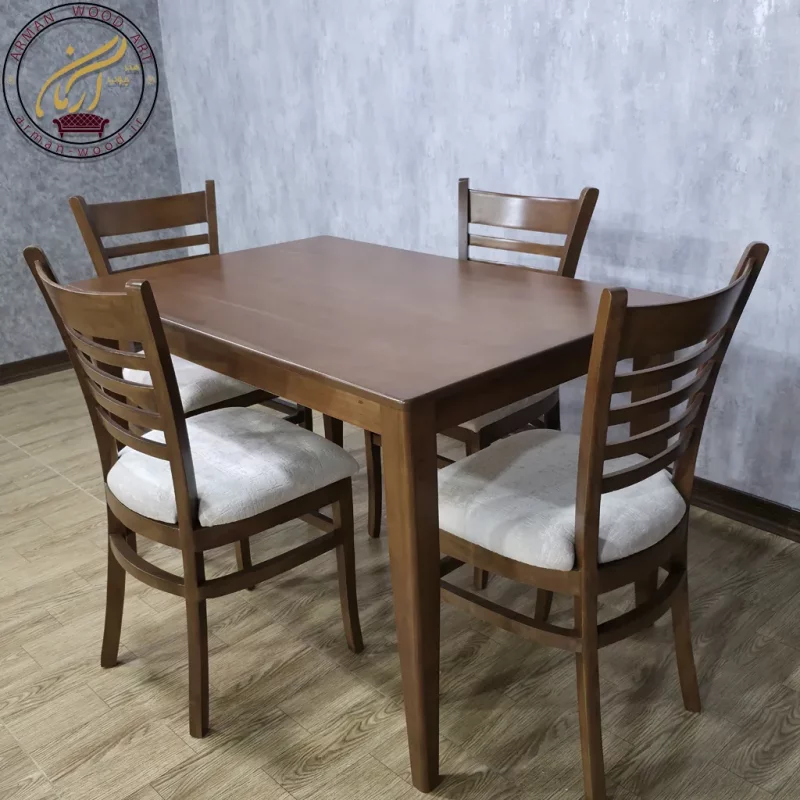 میز ناهار خوری مدل اتریشی 4 نفره - 1614