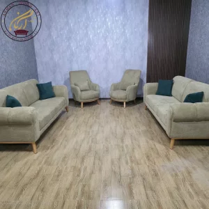 مبل تختخواب شو 8 نفره مدل بامبو رنگ شتری