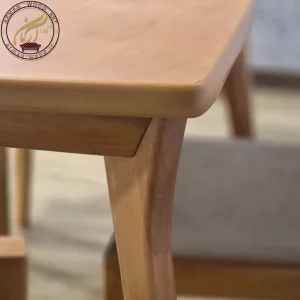 میز ناهار خوری چوب راش 4 نفره مانلیا و تفنگی