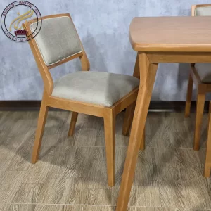 میز ناهار خوری چوب راش 4 نفره مانلیا و تفنگی