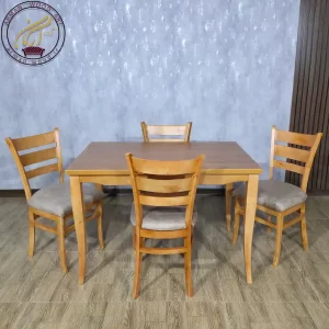 میز ناهار خوری چوبی 4 نفره تارا