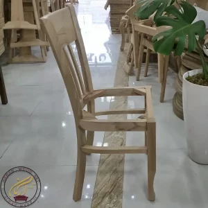 صندلی خام چوبی مدل شاهین  - کد1635
