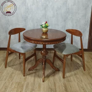 میز گرد خاطره چوبی-1655