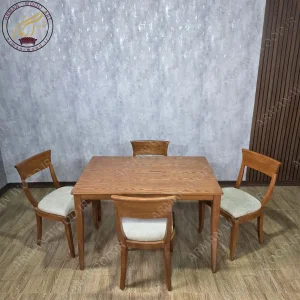میز غذا خوری ۴ نفره چوب راش مدل ملیتا و فیلون -1673