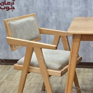 میز غذا خوری ۴ نفره چوب راش مدل کرولا و سپهر
