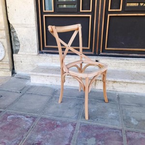 صندلی خام لهستانی ضربدری  راش کد 184