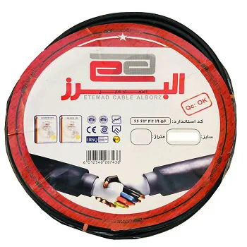 کابل برق افشان 4 در 6 اعتماد کابل البرز