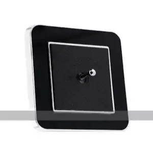 کلید اهرمی لوکس متال مشکی نقره‌ای ایران