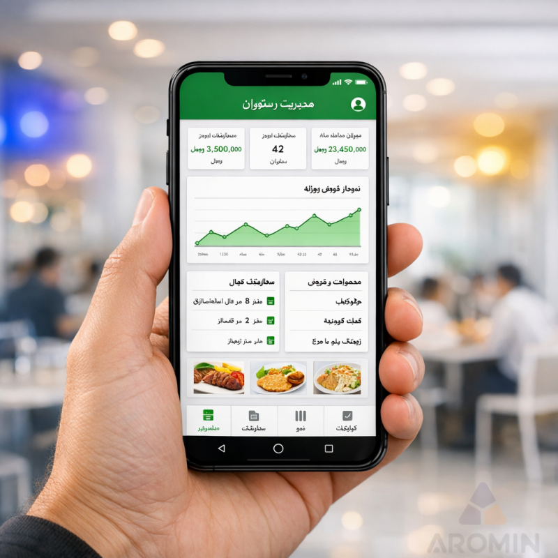 ماژول سیستم سفارش گارسون (اندروید)