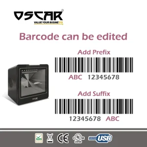 بارکدخوان دوبعدی رومیزی اسکار مدل UNIBAR MAGBIT