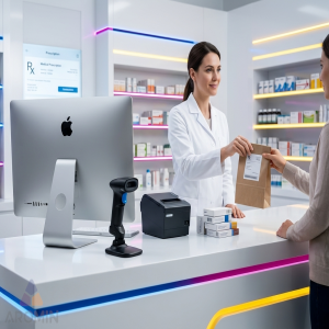 بارکد خوان دو بعدی اتم مدل Servo EW به همراه پایه