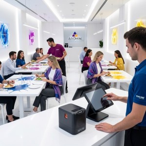 پرینتر لیبل زن اسکار مدل POS 46LD