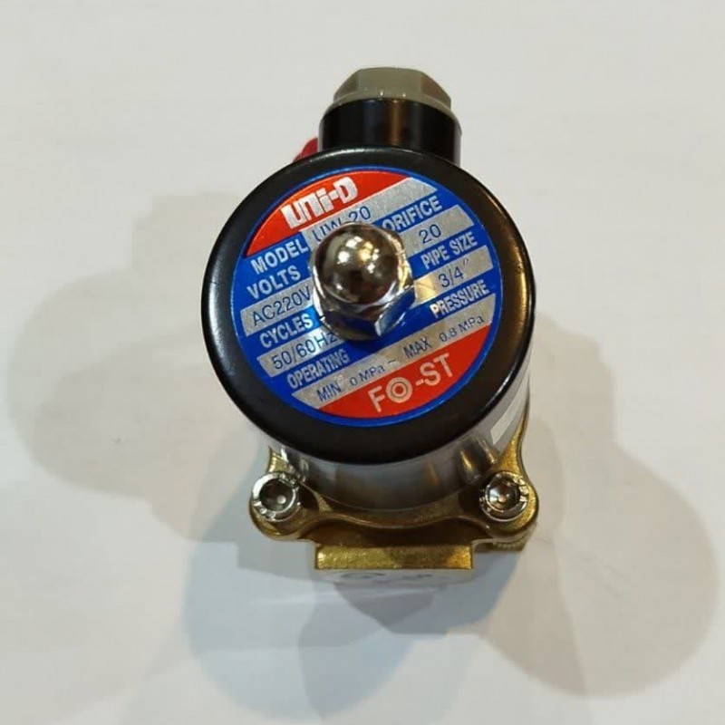 شیر برقی 2-2  سایز 3/4  اینچ UNI-D اصل FOST