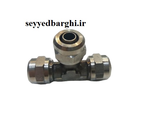 اتصال پنوماتیک مهره ای سه راهی 8