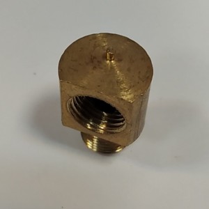 زانو برنجی 1/4*1/4 (چپوقی 1/4)