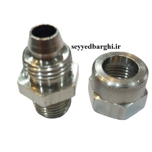 اتصال پنوماتیک مهره ای 8 به 1/4