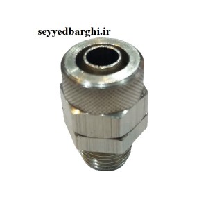 اتصال پنوماتیک مهره ای 8 به 1/4