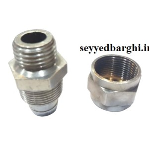 اتصال پنوماتیک مهره ای 12 به 1/4