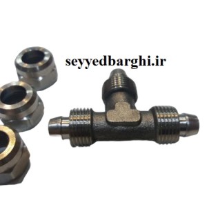 اتصال پنوماتیک مهره ای سه راهی 6