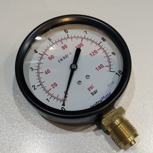 مانومتر  10 بار خشک عمودی صفحه 10 سانت Aircontrol