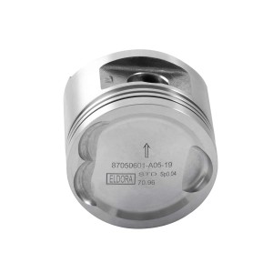 پیستون و گژن پین الدورا کد 87050601 مناسب برای پراید بسته 4 عددی