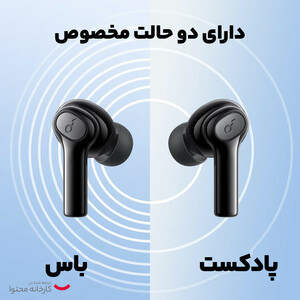 هدفون بلوتوثی انکر مدل Life P2i مشکی + گارانتی 18 ماهه پوزیترون
