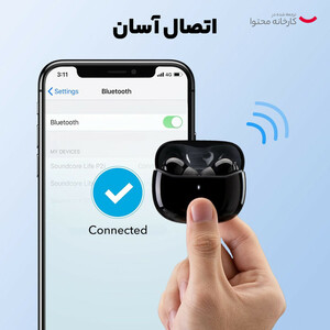 هدفون بلوتوثی انکر مدل Life P2i مشکی + گارانتی 18 ماهه پوزیترون