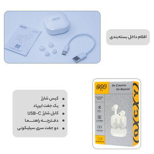 ایرپاد Qcy T13  سفید  + گارانتی