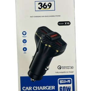 شارژر فندکی 60 وات مدل X16