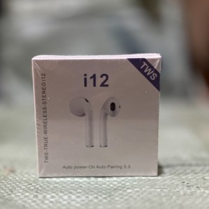 هدفون بی‌سیم مدل i12 plus - TWS