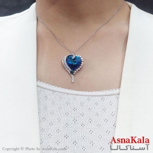 گردنبند سواروسکی اورجینال مدل قلب تایتانیک به همراه کارت گارانتی و جعبه سواروفسکی کد GNB16679W