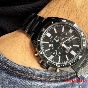 ساعت مچی مردانه برند BOSS موتور کوارتز نقره ای رنگ ثابت و ضدآب کد WTCH11221W