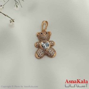 آویز دخترانه ژوپینگ مدل خرس قلبی کد GNB161071W