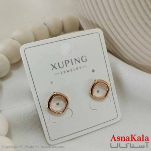 گوشواره میخی زنانه مدل گرد ژوپینگ کد GSH15770W