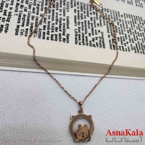 دستبند دخترانه استیل مدل خرسی  کد DSB18947W