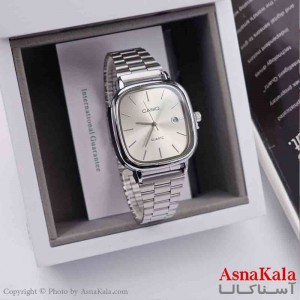 ساعت  مردانه مچی کاسیو اولدمانی طرح کلاسیک با قفل ریلی با موتور کوارتز کد WTCH11287W