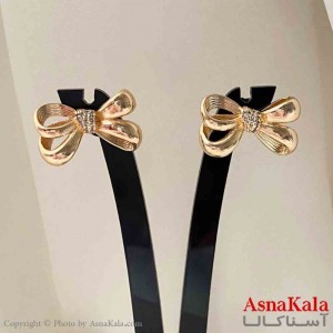 گوشواره  استیل مینیمال زنانه مدل پاپیون  ترندکد GSH151578W