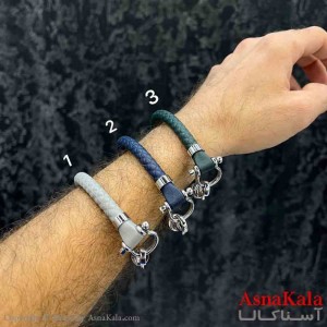 دستبند استیل مردانه مدل امگا کد DSB181189W
