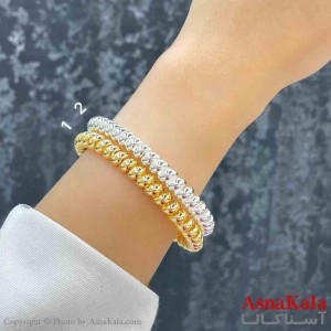 بنگل دخترانه پینترستی استیل طرح سیم تلفنی مدرن  کد DSB181297W
