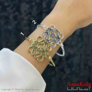 بنگل دخترانه پینترستی استیل طرح مربع مدرن کد DSB181313W