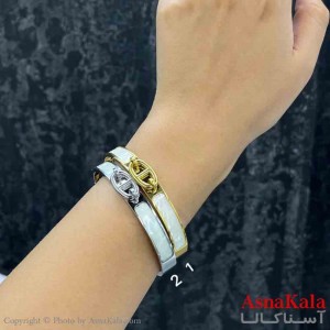 بنگل دخترانه پینترستی استیل طرح هرمس صدفی کد DSB181366W