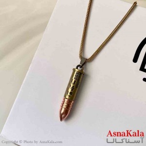 گردنبند گلوله رنگ طلایی کد GNB161859W