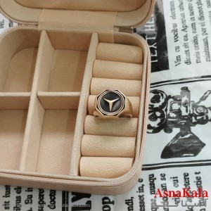 انگشتر طلاروس طرح بنز کد ANG191066W
