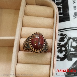 انگشتر طلاروس نگیندار کد ANG191067W