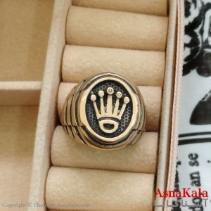 انگشتر طلاروس طرح رولکس کد ANG191068W