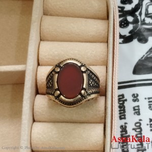 انگشتر طلاروس نگیندار کد ANG191077W